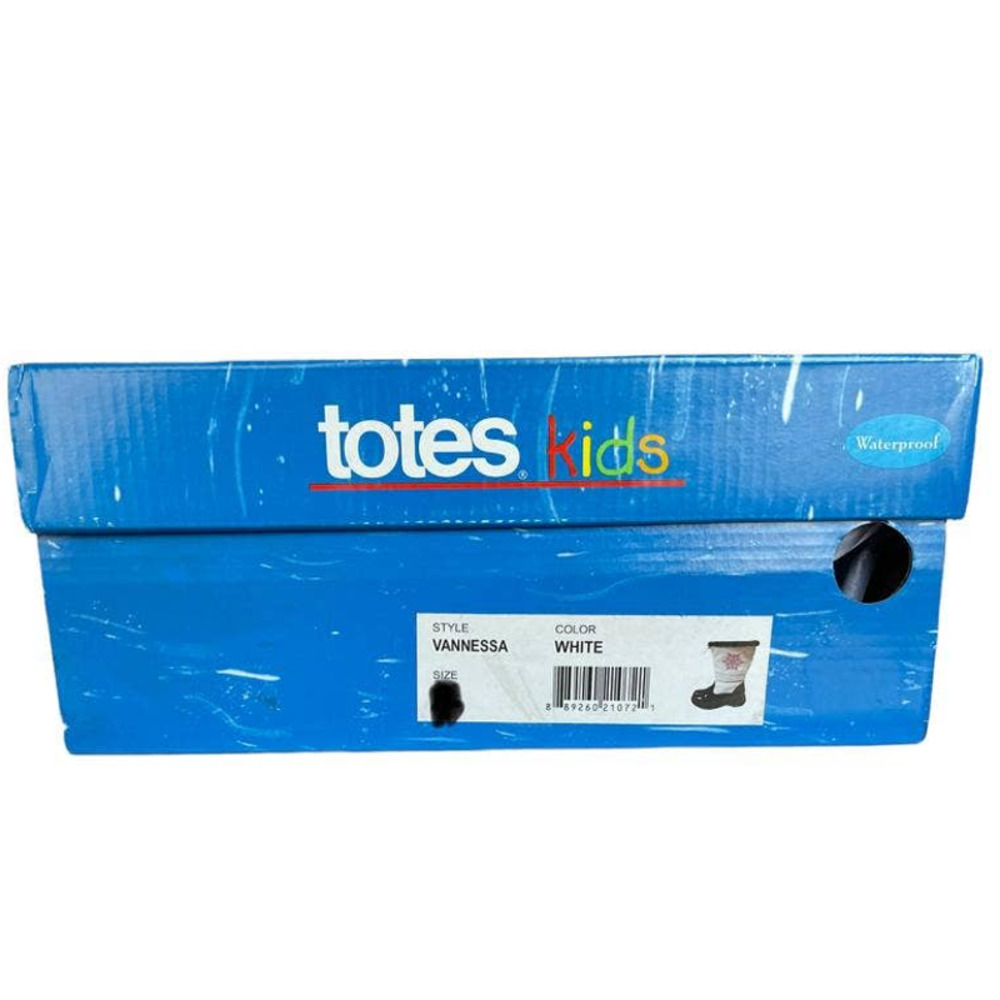 💎✨SALE✨💎 New in Box Totes Kids VANESSA White Boots - Picture 7 of 7